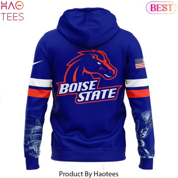 Boise State Broncos 2025 Design Blue Hoodie