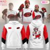 Carolina Hurricanes Strutting Stormy Road Uniform Design Hoodie