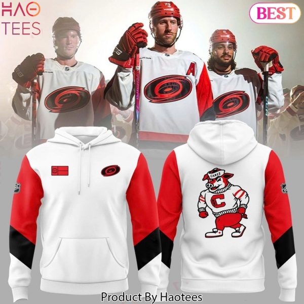 Carolina Hurricanes Strutting Stormy Road Uniform Design Hoodie