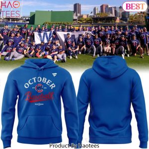 Chicago Cubs October Baseball Post Season 2025 Hoodie