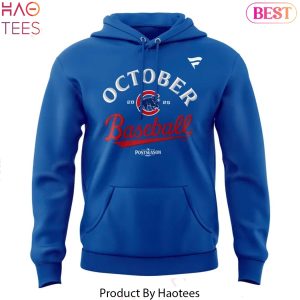 Chicago Cubs October Baseball Post Season 2025 Hoodie