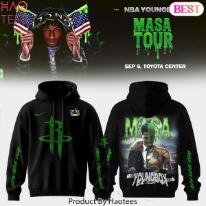 Houston Rockets Young Boy MASA Tour Merch 2025 Design Hoodie