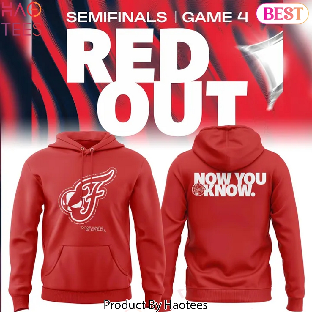 Indiana Fever Now You Know Red Hoodie Indiana Fever Now You Know Red Hoodie