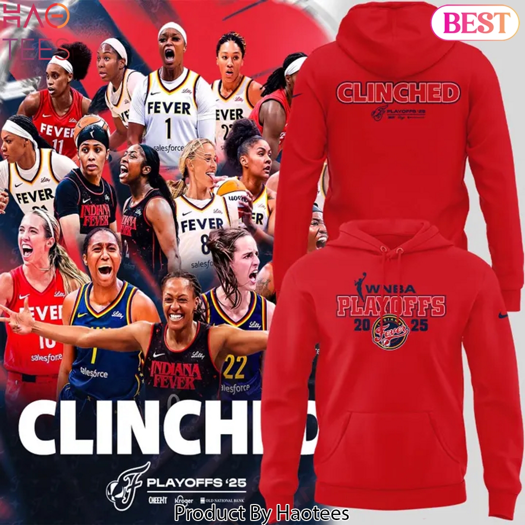 Indiana Fever WNBA 2025 Playoffs Design Hoodie Indiana Fever WNBA 2025 Playoffs Design Hoodie
