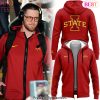 Iowa Cyclones Red Lids For The 2025 Season Cyclones Wordmark Red Hoodie