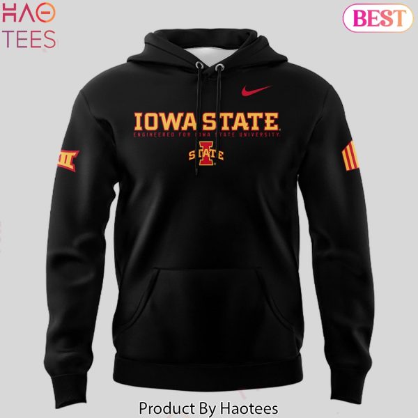 Iowa State Cyclones 2025 ISC Logo Design Hoodie – Black