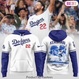 Los Angeles Dodgers Clayton Kershaw Legend Forever A Dodger Signature Hoodie
