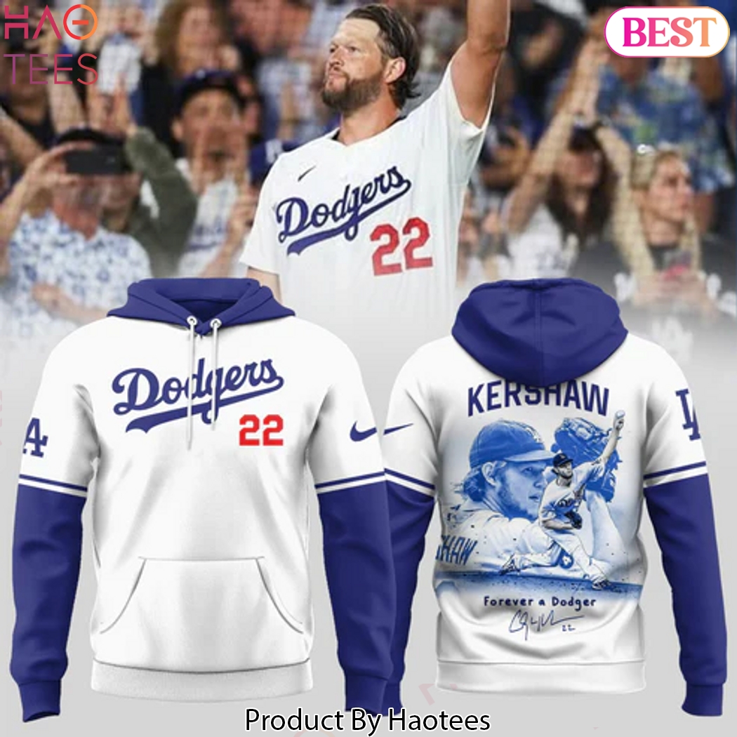 Los Angeles Dodgers Clayton Kershaw Legend Forever A Dodger Signature Hoodie Los Angeles Dodgers Clayton Kershaw Legend Forever A Dodger Signature Hoodie