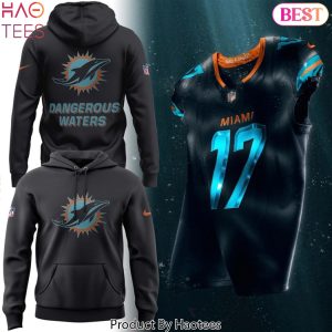 Miami Dolphins Dangerous Waters Design Hoodie