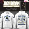 Michigan Zach The Quittin Time Tour 2025 Michigan Fan Design Hoodie