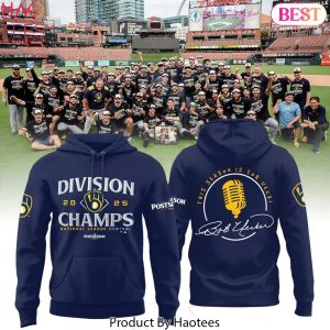 Milwaukee Brewers 2025 NL Central Division Champions Hoodie