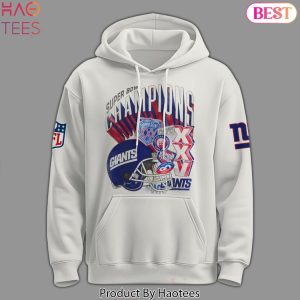 New York Giants From XXV To The Helmet Catch Hoodie