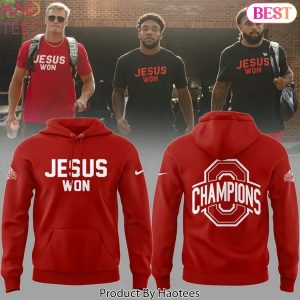 Ohio State Buckeyes Jesus Won 2025 Hoodie
