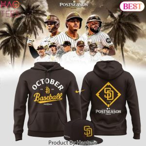 San Diego Padres Fanatics Brown 2025 Postseason Hoodie