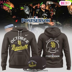 San Diego Padres Fanatics Brown 2025 Postseason Hoodie