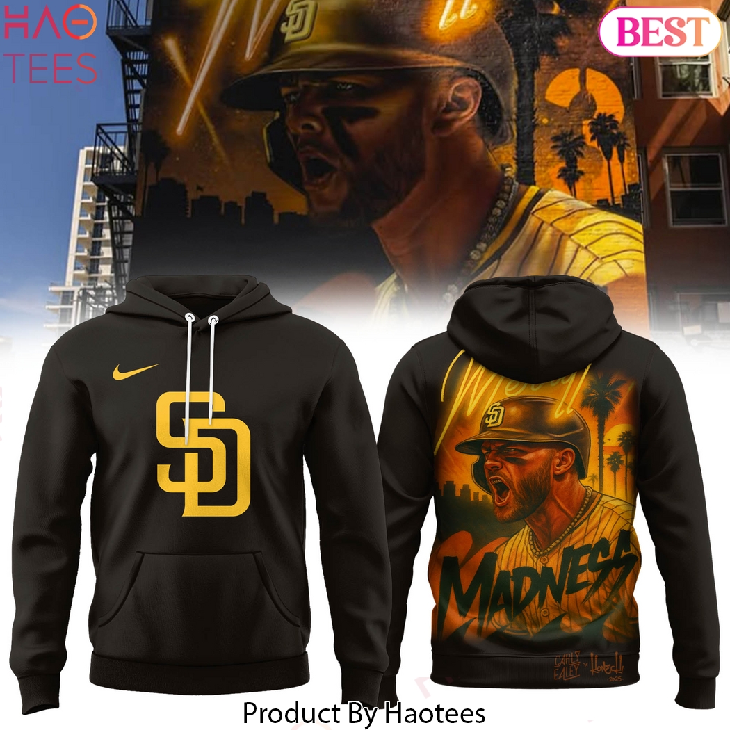 San Diego Padres Merrill Madness 2025 Hoodie San Diego Padres Merrill Madness 2025 Hoodie
