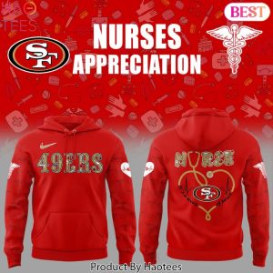 San Francisco 49ers Nurses Red Hoodie