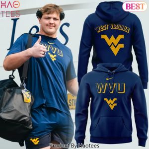 West Virginia Mountaineers Football Blue Hoodie