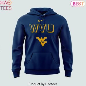 West Virginia Mountaineers Football Blue Hoodie