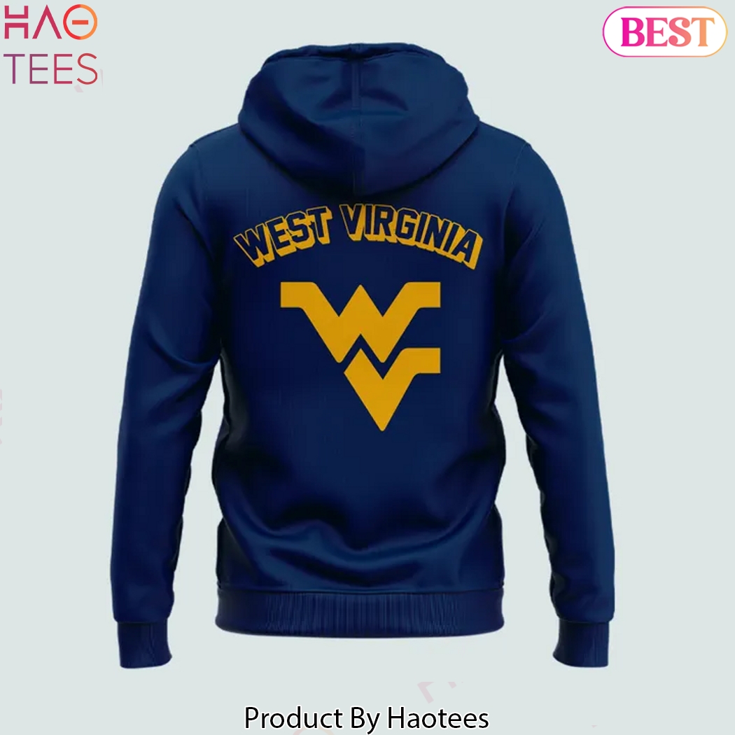 West Virginia Mountaineers Football Blue Hoodie West Virginia Mountaineers Football Blue Hoodie
