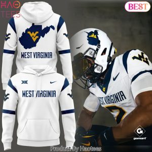 West Virginia Mountaineers Football White Hoodie