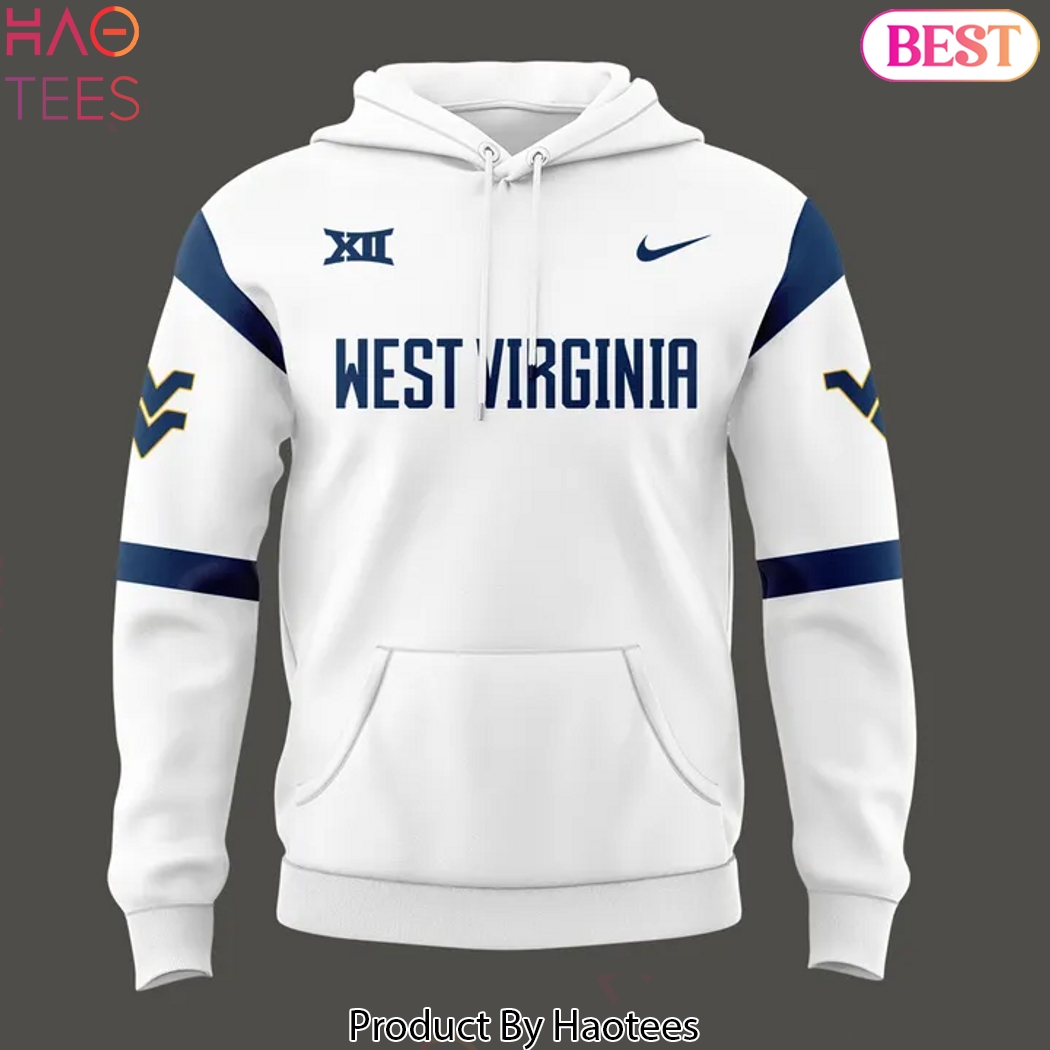 West Virginia Mountaineers Football White Hoodie West Virginia Mountaineers Football White Hoodie