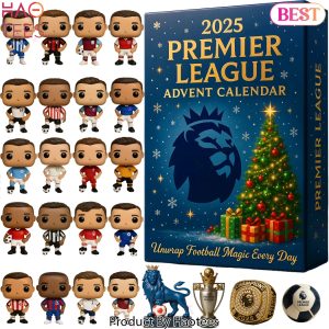 2025 Premier League Unwrap Football Magic Every Day Advent Calendar