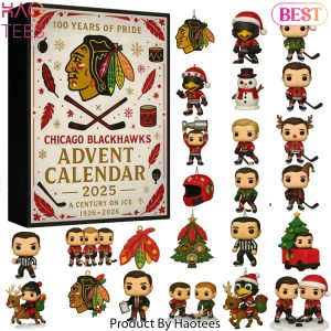 Chicago Blackhawks 100th Anniversary Advent Calendar