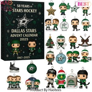 Dallas Stars 58 Years Of Stars Hockey 2025 Advent Calendar