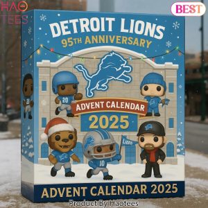 Detroit Lions 95th Anniversary 2025 Advent Calendar