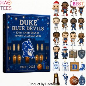 Duke Blue Devils Basketball 120th Anniversary 2025 Advent Calendar