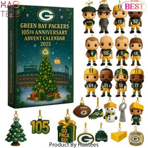 Green Bay Packers 105th Anniversary Advent Calendar 2025 Green Bay Packers 105th Anniversary Advent Calendar 2025