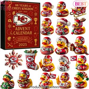 Kansas City Chiefs Duck 66rh Anniversary 2025 Advent Calendar