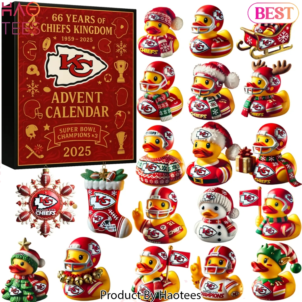 Kansas City Chiefs Duck 66rh Anniversary 2025 Advent Calendar Kansas City Chiefs Duck 66rh Anniversary 2025 Advent Calendar