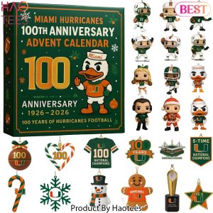 Miami Hurricanes 100th Anniversary Advent Calendar Miami Hurricanes 100th Anniversary Advent Calendar