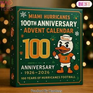 Miami Hurricanes 100th Anniversary Advent Calendar