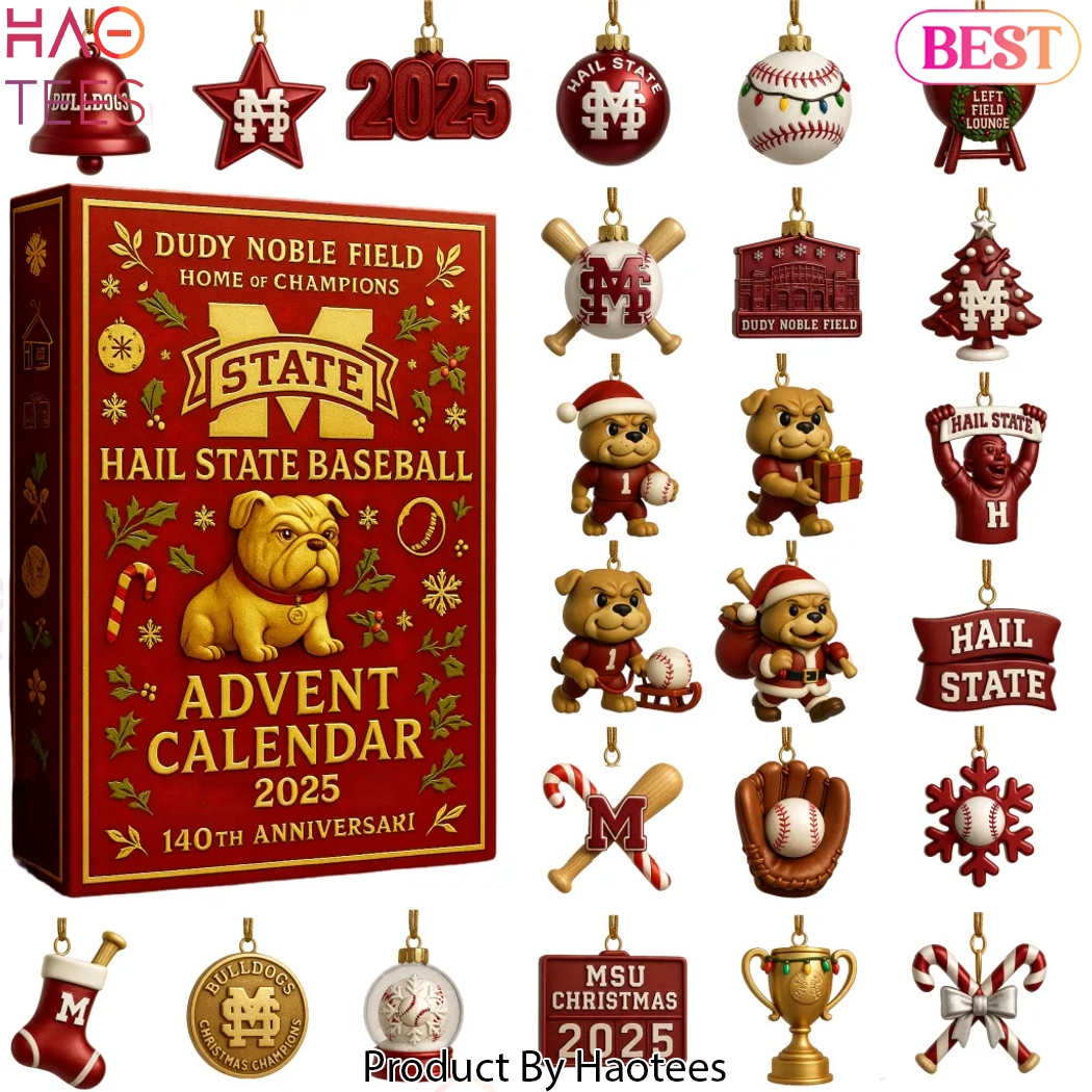 Mississippi State Bulldogs Baseball 140th Anniversary 2025 Advent Calendar Mississippi State Bulldogs Baseball 140th Anniversary 2025 Advent Calendar