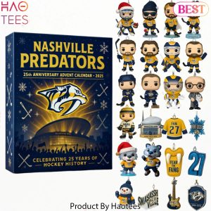 Nashville Predators 25th Anniversary Advent Calendar Nashville Predators 25th Anniversary Advent Calendar