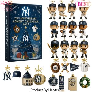 New York Yankees 125th Anniversary Advent Calendar 2025