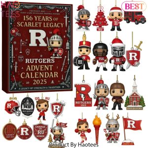 Rutgers Scarlet Knights 156 Years Of Scarlet Legacy 2025 Advent Calendar