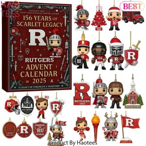 Rutgers Scarlet Knights 156th Anniversary Advent Calendar 2025