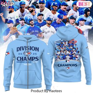 Toronto Blue Jays 2025 AL East Division Champions Zip Hoodie