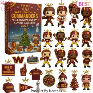 Washington Commanders 93rd Anniversary Advent Calendar
