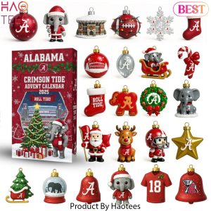 Alabama Crimson Tide Roll Tide Advent Calendar 2025