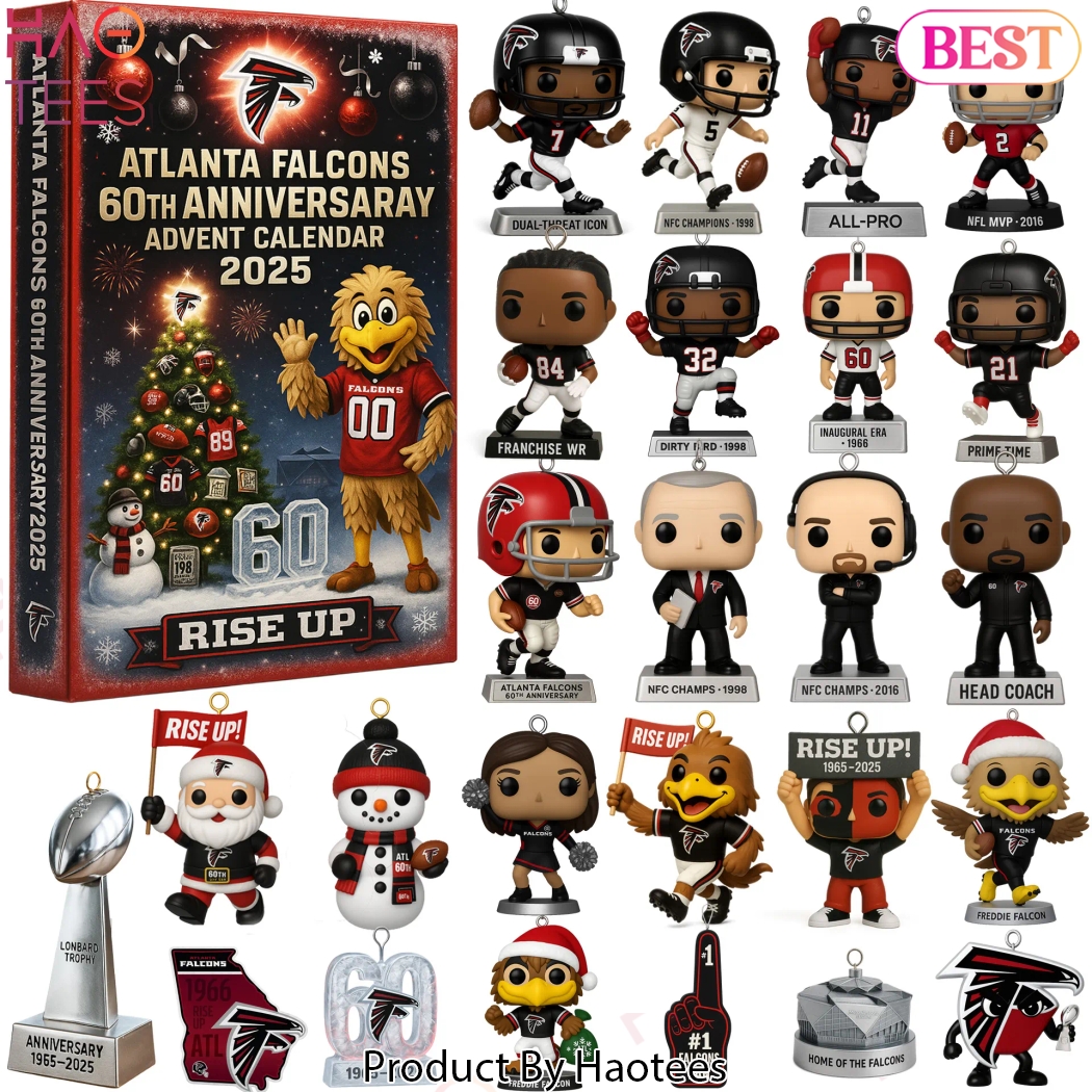 Atlanta Falcons 60th Anniversary Advent Calendar 2025 Atlanta Falcons 60th Anniversary Advent Calendar 2025