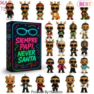 Bad Bunny Siempre Papi Never Santa 2025 Advent Calendar