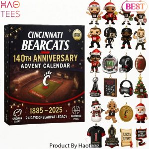 Cincinnati Bearcats 140th Anniversary 2025 Advent Calendar