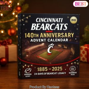 Cincinnati Bearcats 140th Anniversary 2025 Advent Calendar