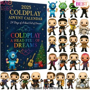 Coldplay A Head Full Of Dreams 2025 Advent Calendar