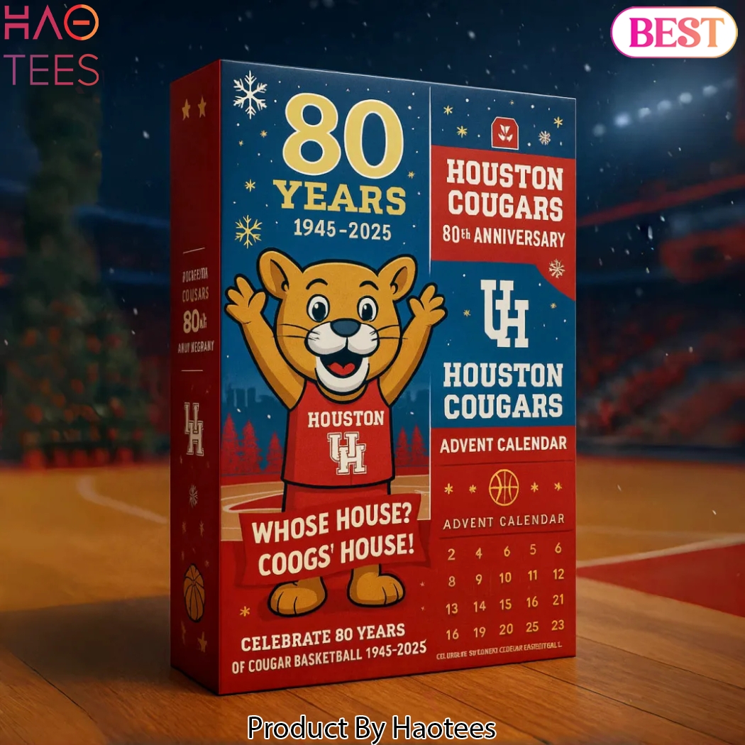 Houston Cougars Basketball 80th Anniversary Whose House Coogs House 2025 Advent Calendar Houston Cougars Basketball 80th Anniversary Whose House Coogs House 2025 Advent Calendar